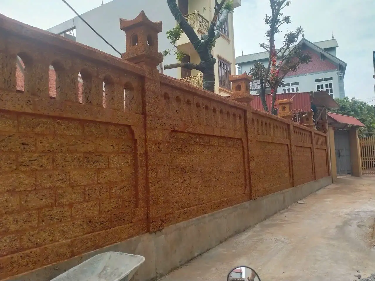 Tường và Lan Can Đá Tổ Ong NP12